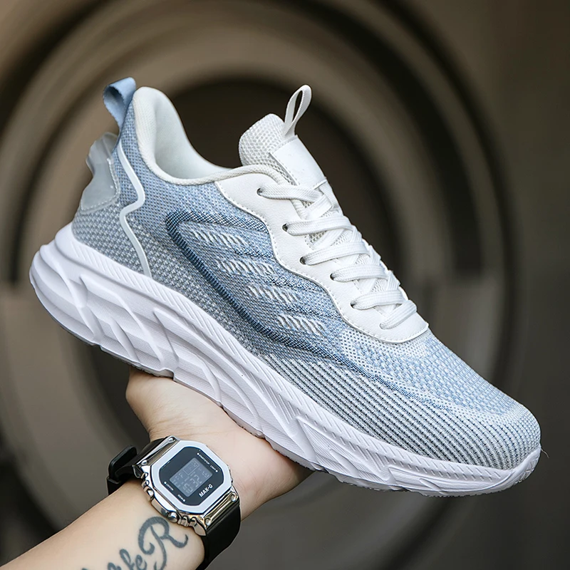 

Мужская летняя обувь с дышащей сеткой, противоскользящая и прочная спортивная обувь, повседневная обувь, легкие кроссовки