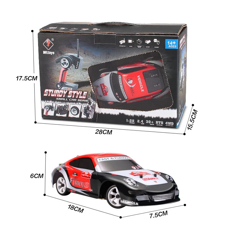 Wltoys K969/K989 szybki samochód do driftu 2.4G zdalnie sterowany płyta podstawowa ze stopu mechanizm różnicowy gumowe opony samochodów RC