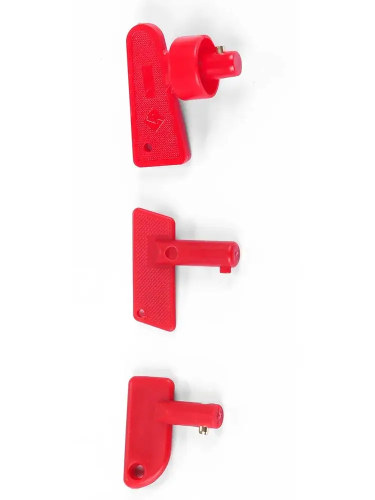 Pour Auto camion clés rouges interrupteur coupé clé pour interrupteur d'isolateur de batterie pour voiture Van bateaux pour pièces de Kit de bateau marin