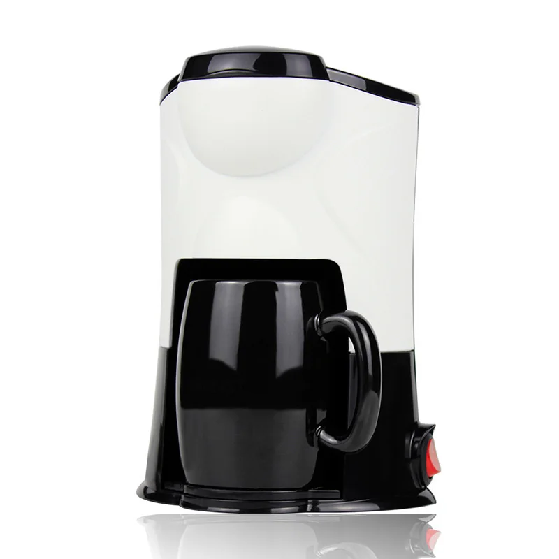 CM-801 Household Food Grade Pp Electric Coffee Maker Portable Full Automatic American Coffee Machine Small Tea Making Machine