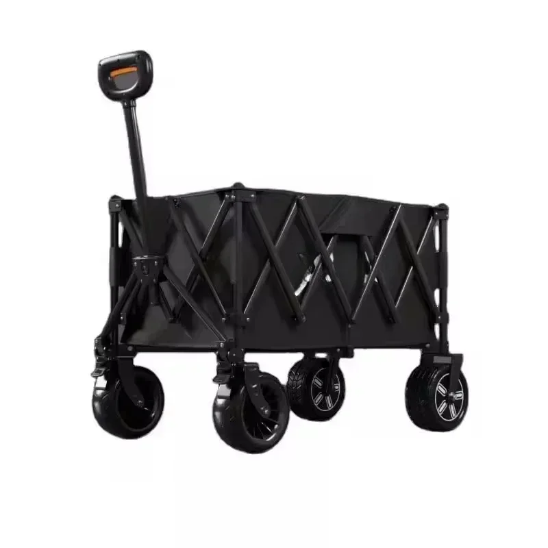 

Electric Utility Wagon Collapsible Cart Heavy Duty Collapsible Garden Cart and 265 lbs 180L for Camping Outdoor Sports
