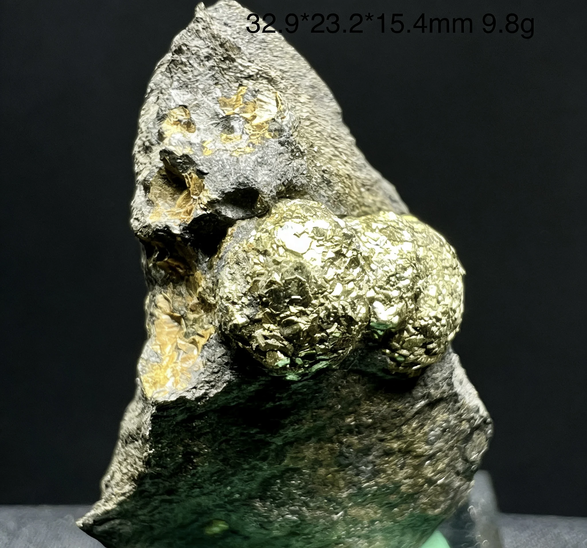 Selected natural pyrite ball rare mineral raw stone crystal specimen for appreciation, collection, display and science