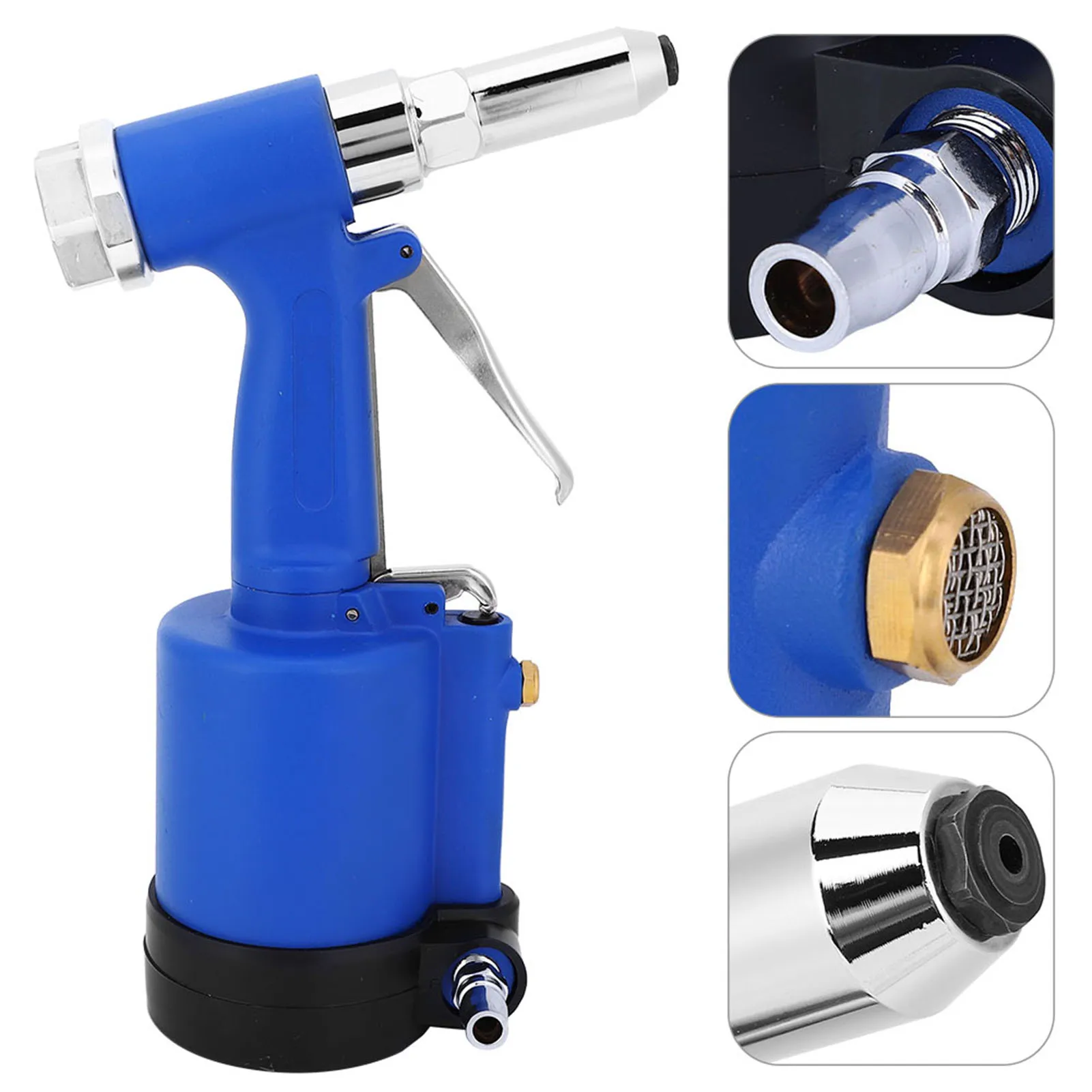 Nut Rivet Gun Pneumatic Riveter Pneumatic Air Riveter Nut Rivet Gun Lightweight Hydraulic Nail Puller Industrial Pneumatic Tool