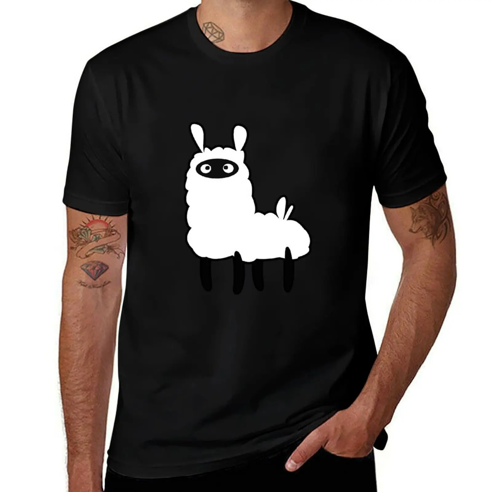 Llamas on Everything T-Shirt Moisture Wicking Quick Dry Tee T-Shirt