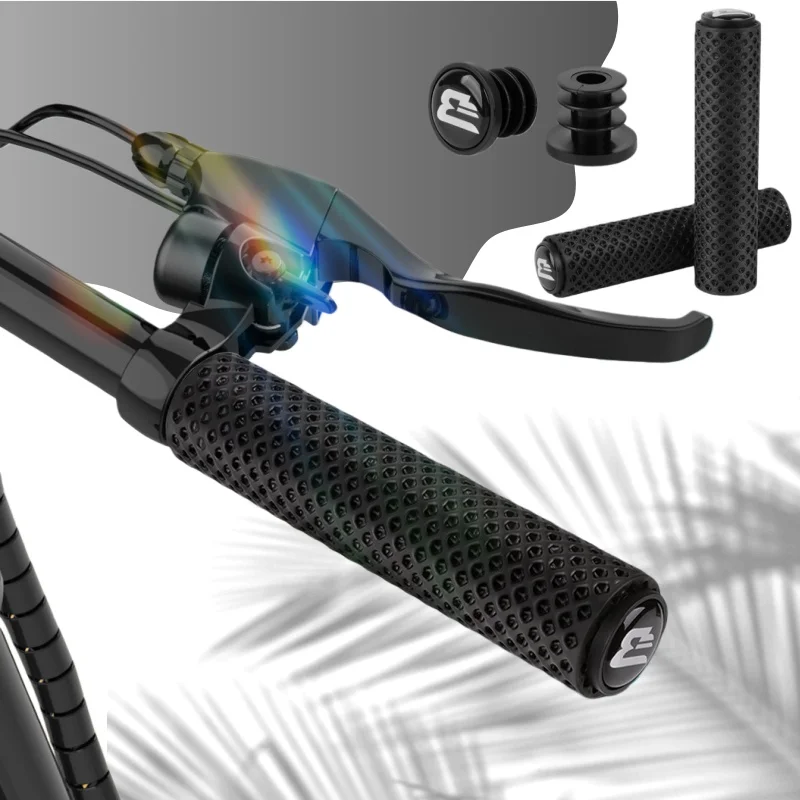 

3d велосипедные ручки, эргономичные резиновые, черные, противоскользящие, встроенные, легкие, мягкие велосипедные ручки для горных и дорожных велосипедных ручек