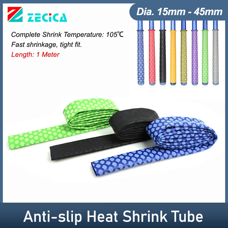 

Anti-slip Fishing Rod Heat Shrink Tube Dia15~45mm DIY Waterproof Non Skid Bicycle Handle Bar Grip Protect Wrapping Sleeve