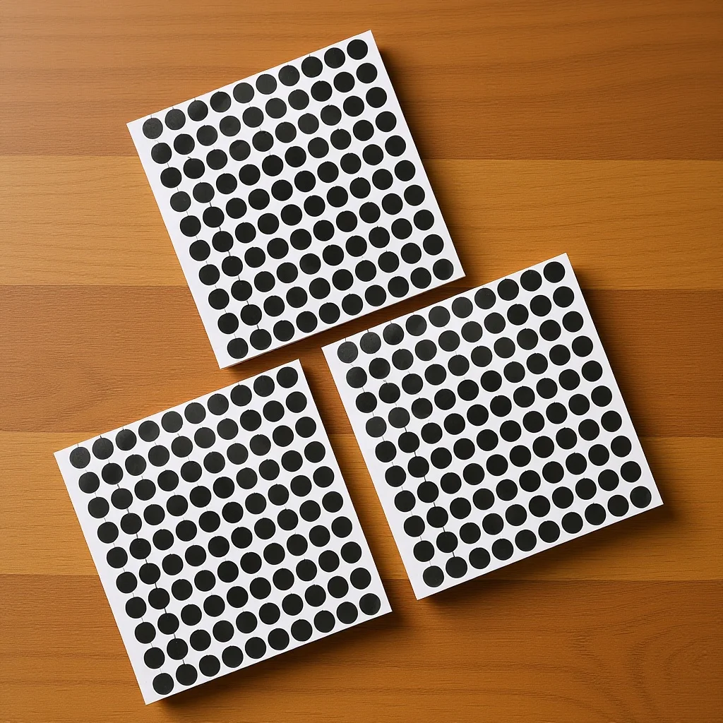 

3 Sheets Pool Table Marking Spots Billiard Point Stickers Strong Adhesive Dots Wear Resistant Ideal for Billiards