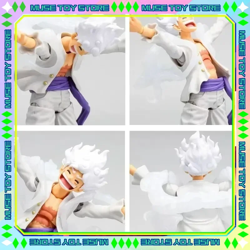 

Оригинальная фигурка BANDAI S.H.Figuarts S.H.Figuarts Anime Monkey D Luffy Gear 5 NIKA ONE PIECE, модель из ПВХ, игрушки, подарки на складе