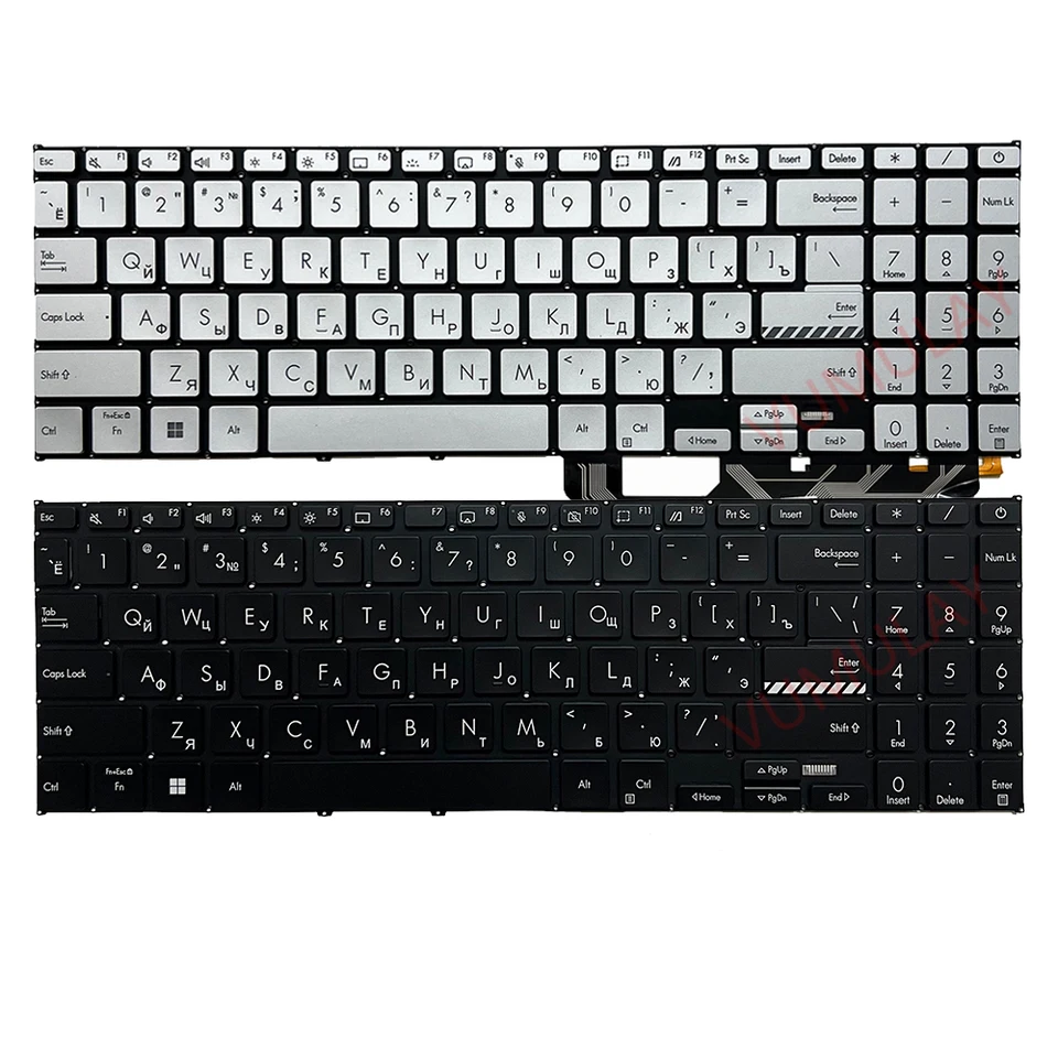 US/RU Keyboard for ASUS Vivobook X1603Z X1603ZA M1603 M1603Q