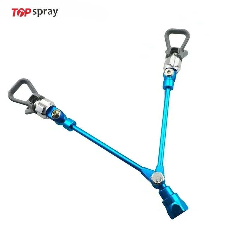 

Topspray Airbrush Powerful Extension Pole Adjustable Accessories Rod Airless Sprayer Spare Parts Double Nozzle Guard