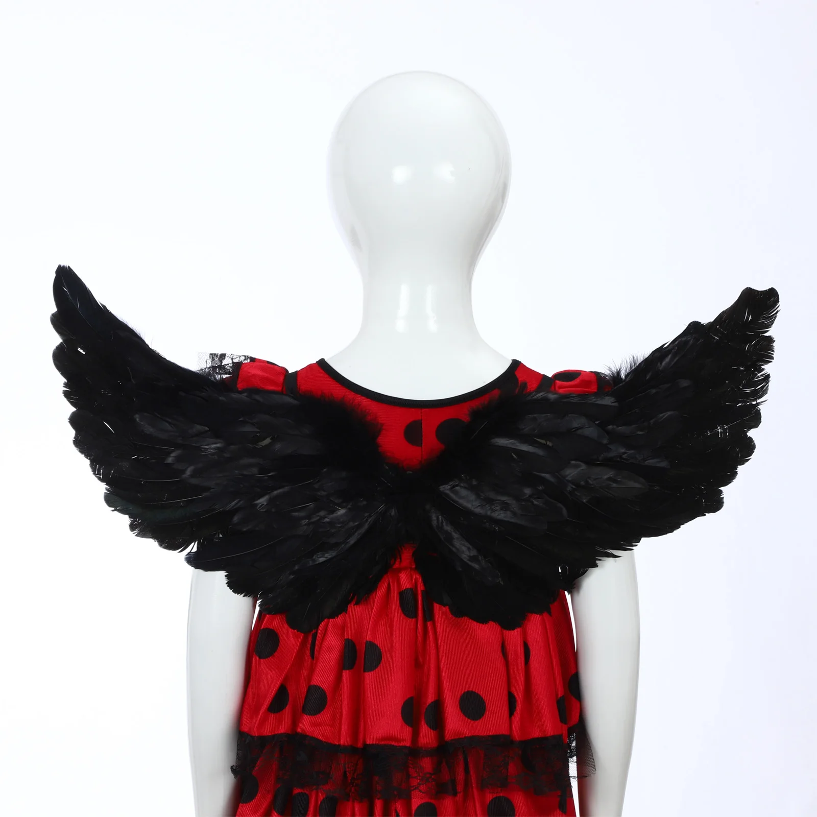 유니섹스 전문 사진 천사 날개 깃털 빠른 변경 탄성 스트랩 엉킴없는 날개 코스프레 성인 어린이