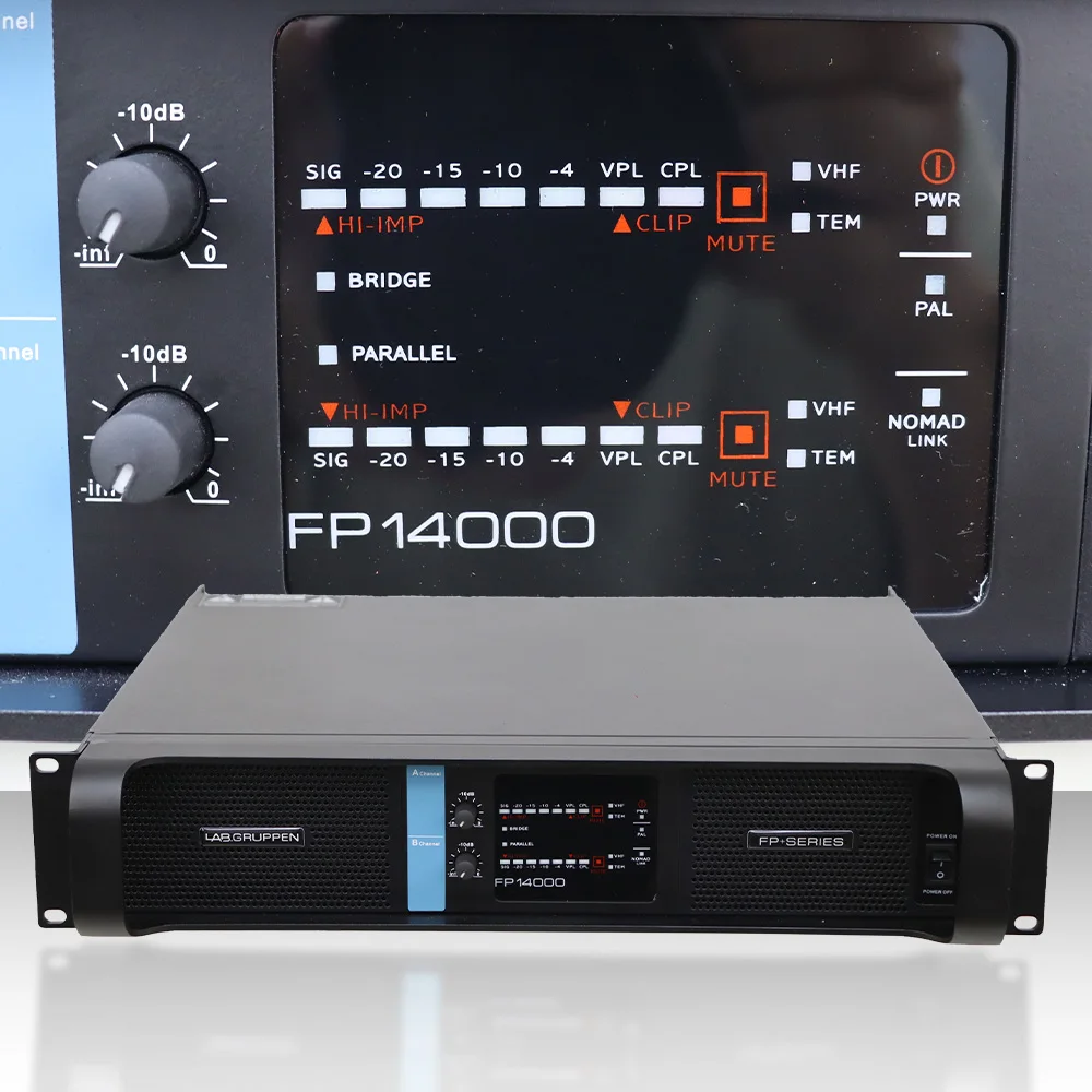 FP14000 Amplifier Group 4 Channels Professional Power Amplifier For Line Array For Touring Applications