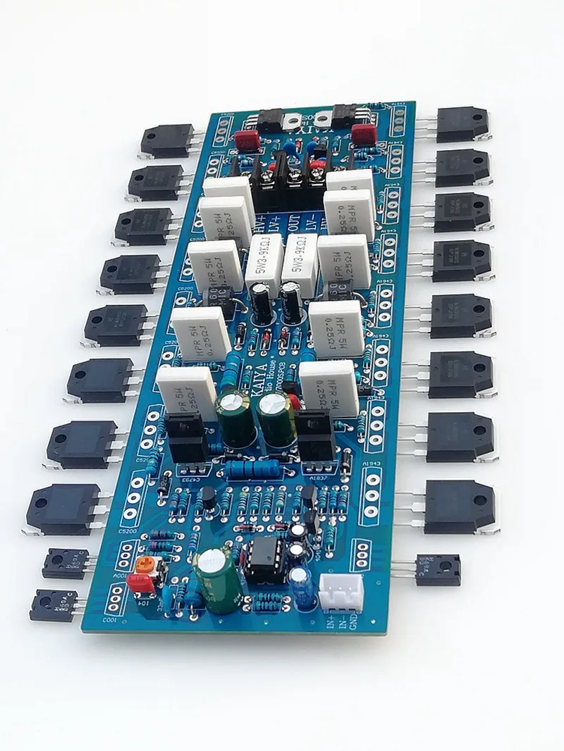 

NEW Dual DC65V-130V ON NJW0302 NJW0281 Tube 1000W High Power Mono Channel Professional CA Stage Audio Amplifier Board