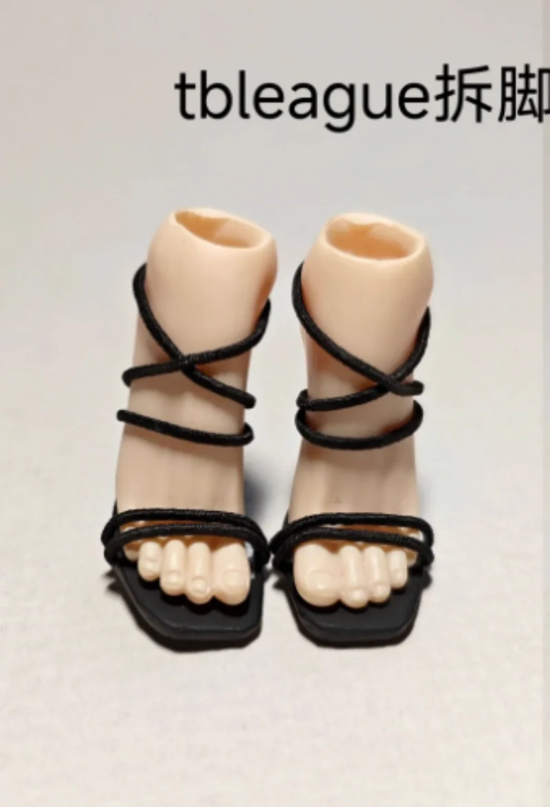 1/6 Scale Female Soldier Thin Strap High Heels Sandals for 12'' Worldbox/Tbl