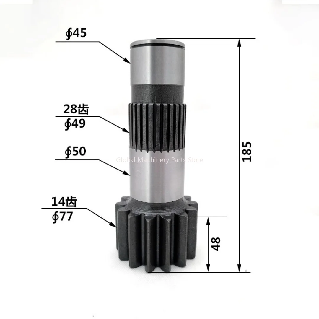 

Doosan 35 Excavator Rotating Motor Vertical Shaft Equipment for Construction And Building Materials