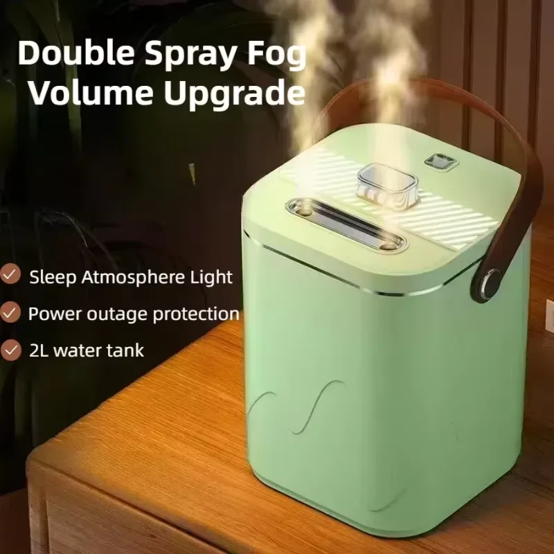 

Home Dual Spray Humidifier, Desktop Mute, USB Night Light, Hydration Bedroom, Pregnant Women Baby Mini Desktop Air Purifier