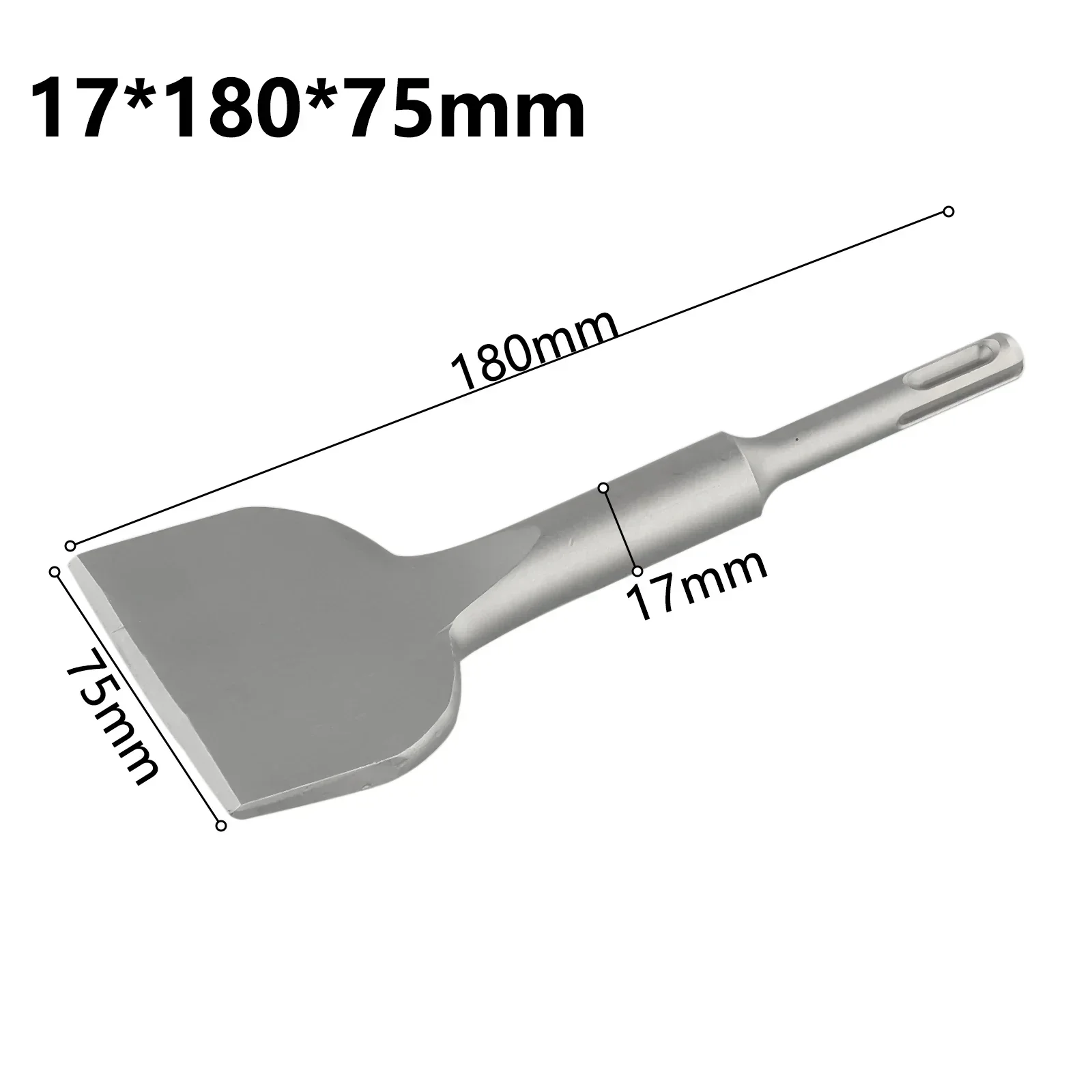 Scalpello per piastrelle per utensili manuali 1 pz 15 gradi carburo cementato L: 180mm W: 75mm di alta qualità per pareti piastrelle vecchio gesso