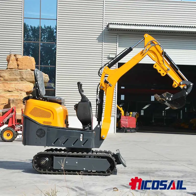 Mini escavatore cingolato di alta qualità: approvato EUR5 ed EPA per il drenaggio dei frutteti e lo sviluppo agricolo