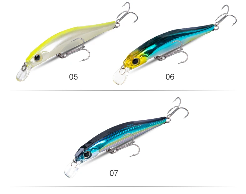 Künstler FR Silence Sinking Minnow Angelköder 80 mm 105 mm Jerkbaits Gute Action-Wobbler Hochwertige harte Köder Wolfsbarsch – Detail 10