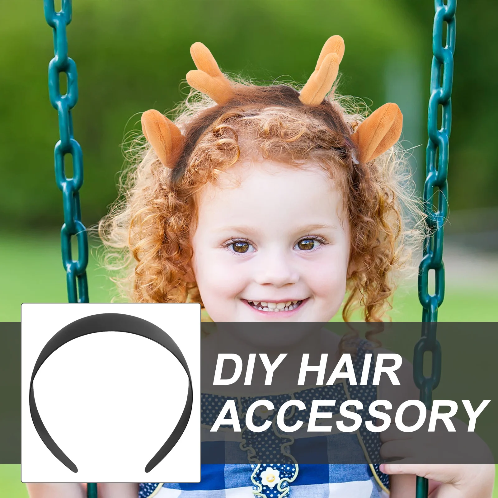 

12Pcs Blank Headbands No Teeth Plain Headbands Classic Color DIY Hair Hoop Material DIY Hair Accessories for Women Girls