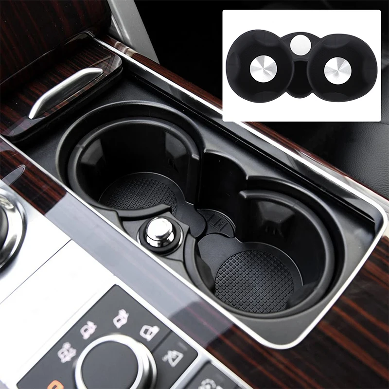 For Land Rover Range Rover Executive/Sport 2013-2017 Car Center Water Cup Holder Protective Cover Silicone Car Accessories