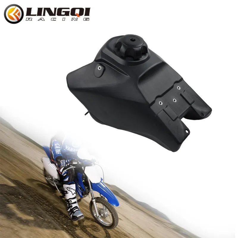 

LING QI Motorcycle TTR110 Fuel Tank Pit Dirt Trail Bike Petrol Gas Tank Plastic for TTR 110 2013-2017 125 150 200 250cc