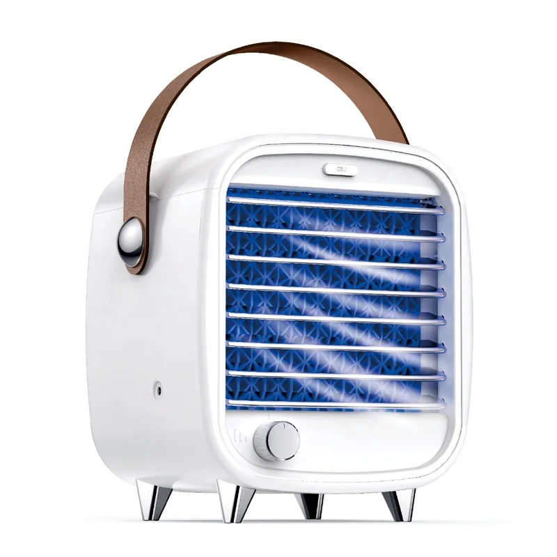 

USB небольшой перезаряжаемый домашний портативный мини-вентилятор для кондиционера, портативный вентилятор для охлаждения воды и воздуха