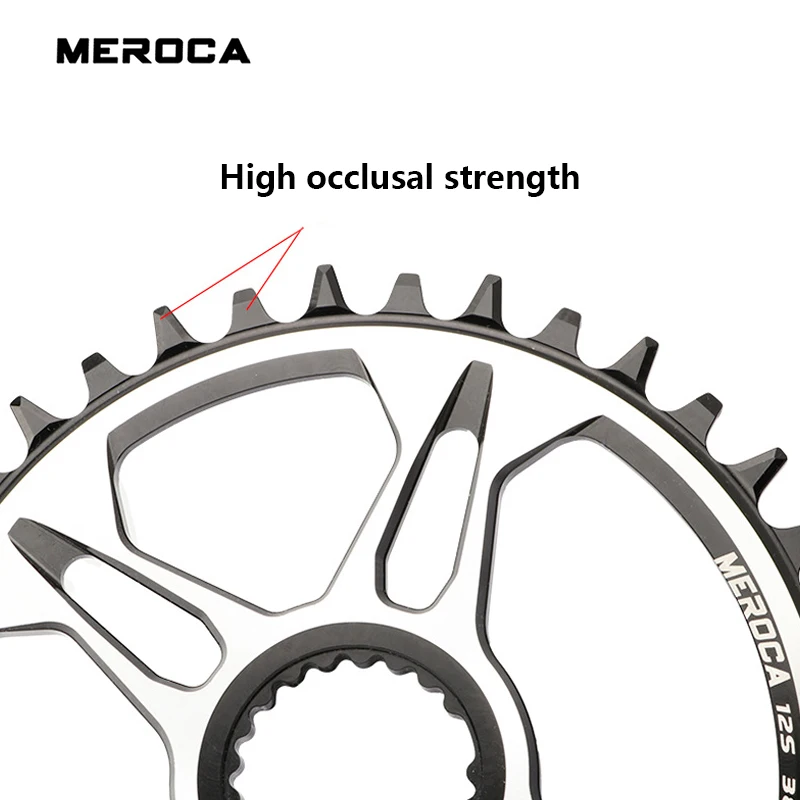 MEROCA Narrow Wide Chainring 32T 34T 36T 38T 12 Speed Direct Mount Chainring for M7100 M8100 M9100 Single Crown Crankset Parts