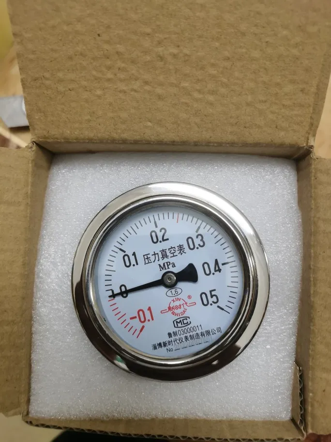 

Zibo New Era Pressure Vacuum Gauge-0.1-0.5MPA Hua Medical Desktop Sterilizer Vertical Sterilizer