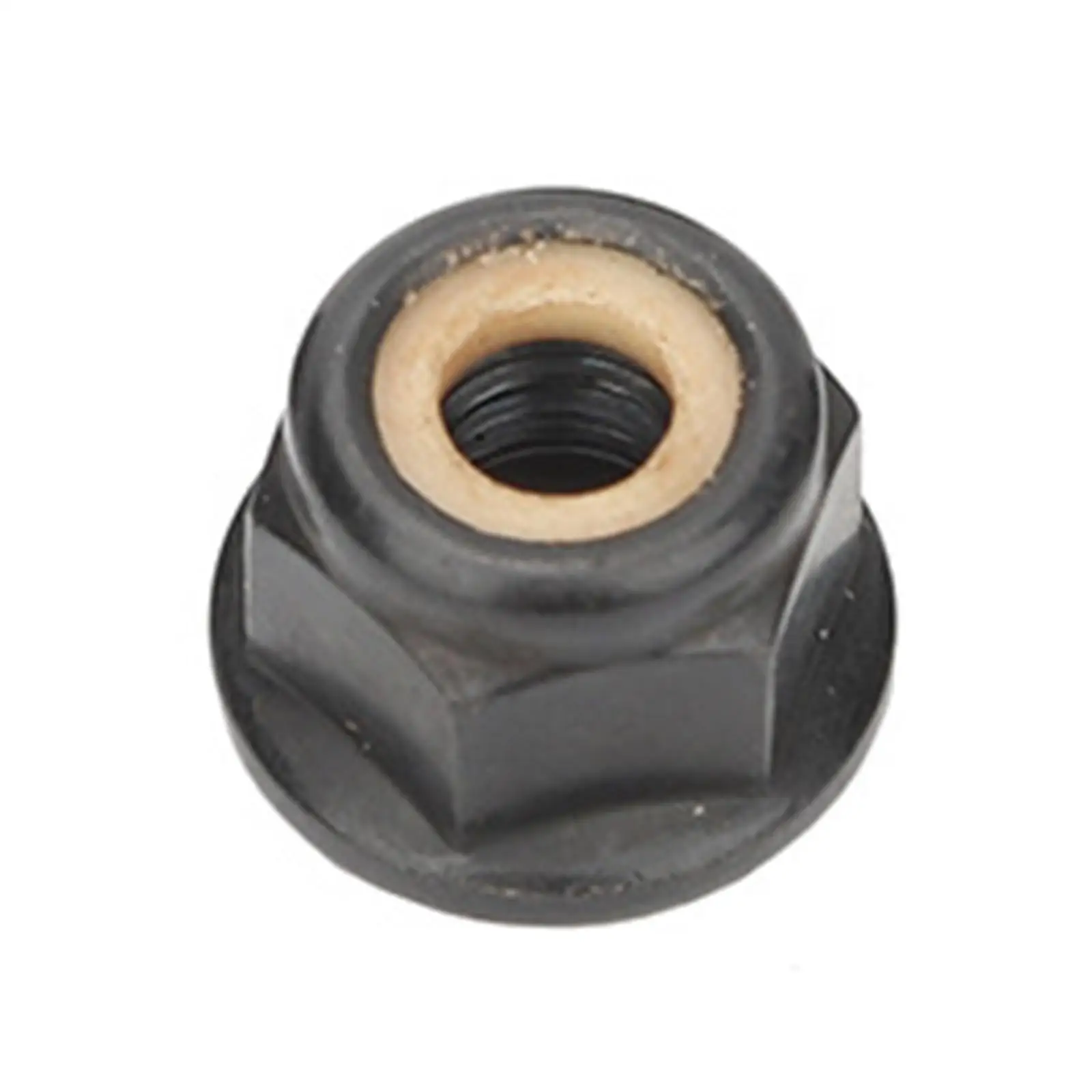 Trimmer Gearhead Nut Reverse Thread Collar Nut,Replacement Metal Lightweight Black M10x1.0 Thread Collar Nut for FS160 FS120