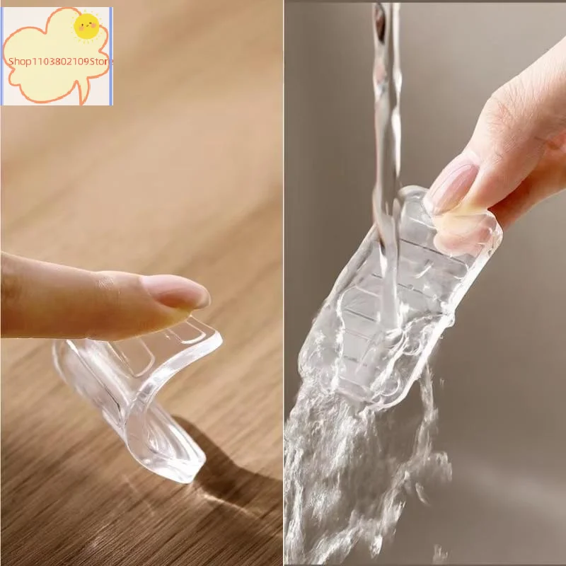 【HT】Transparent Rubber Wedge Shims Easy to Cut Heavy Duty Furniture Levelers for Uneven Surfaces Table Chair Leveling