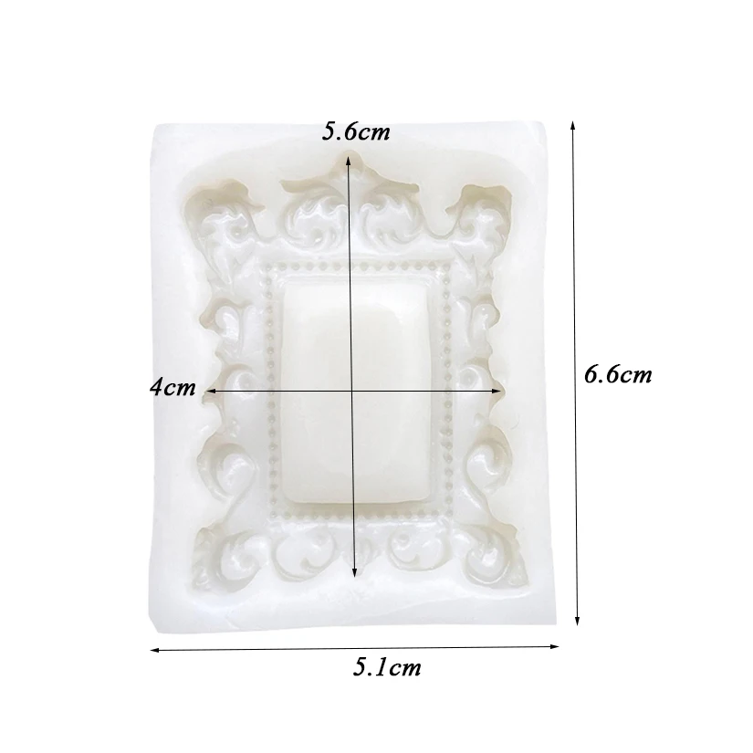 Photo Frame Silicone Mold Sugarcraft Cupcake Chocolate Baking Mould Fondant Cake Decorating Tools