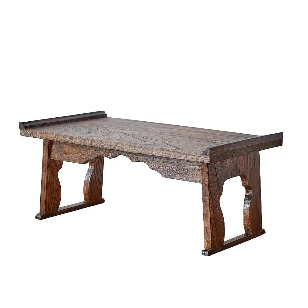 

Wooden Laptop Desk, Breakfast in Bed Serving Tray, Japanese Floor Table for Tea amp Coffee, Portable Antique Meditation Altar19