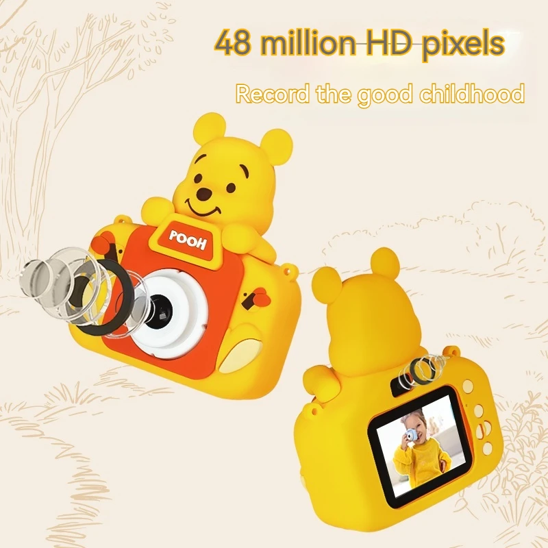 Disney Genuine Lotso Winnie The Pooh Mickey Cartoon Children'S Camera Can Take Pictures And Videos Outdoor Funny Birthday Toys