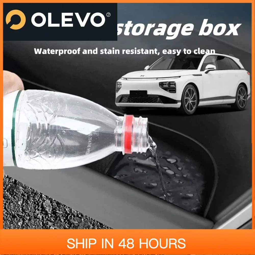 

Новый для Xpeng G9 2022-2024 дверной боковой ящик для хранения TPE передняя и задняя дверная ручка органайзер для уборки автомобильных аксессуаров