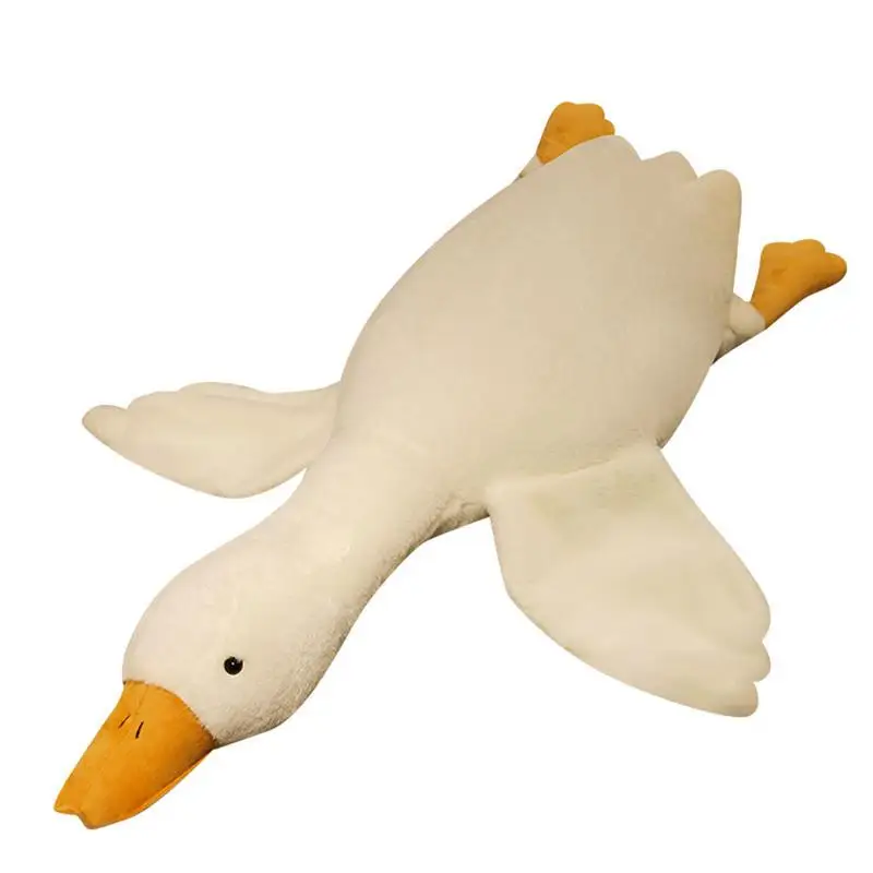 Big Stuffed Swan Toy Soft Gooses Cat Shape Doll Funny Birthday Gifts For Girls Boys Kids Toddlers Birthday Party Favors