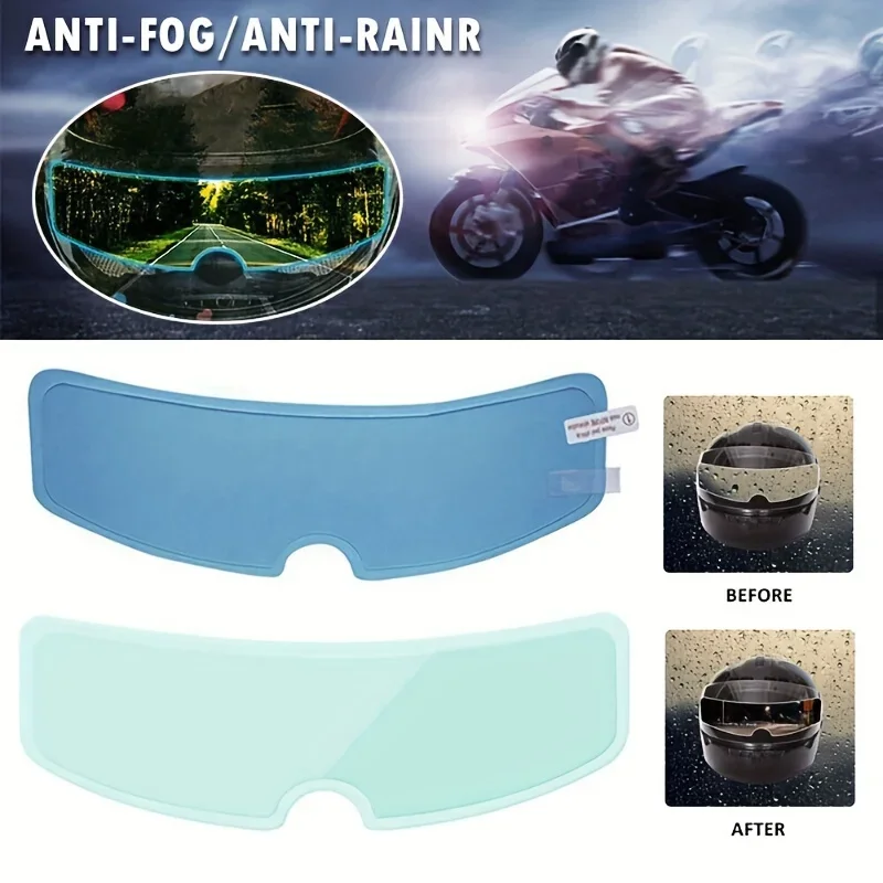 

Universal Moto Helmet Anti-fog Patch Film Rainproof Lens Film for Motorcycle Visor Clear Fog Resistant Motor Racing Accessories