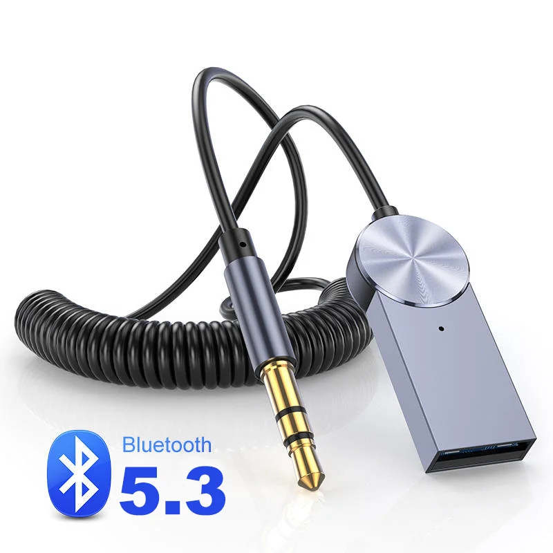 

UB01 USB Car Wireless Bluetooth Adapter AUX Audio Receiver with Hands-Free Calling Support Vehicle Audio Connectivity