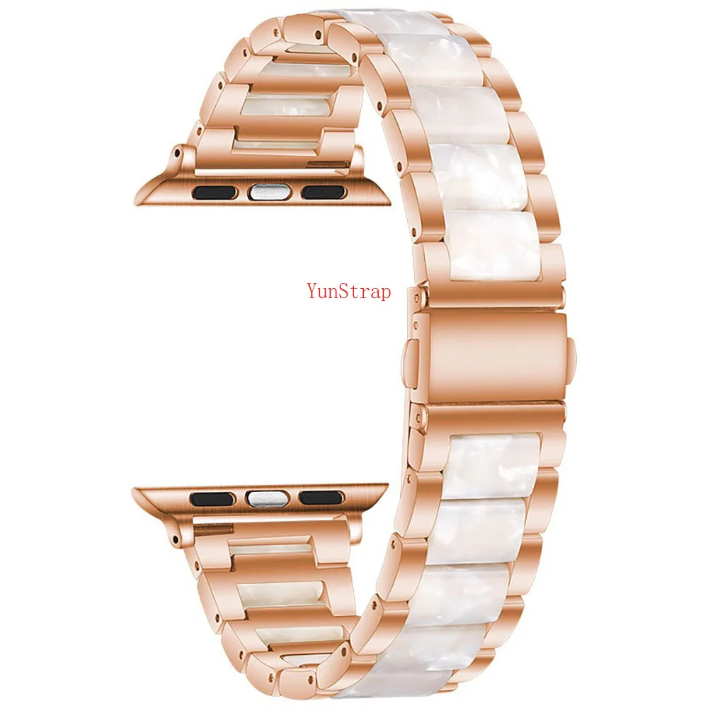 For Apple Watch 49mm 46mm 45mm 44mm 42mm 41/40mm Two Colors Band Women Men Strap iWatch Ultra 2 SE 10 9 8 7 6 5 4 3 Bracelet