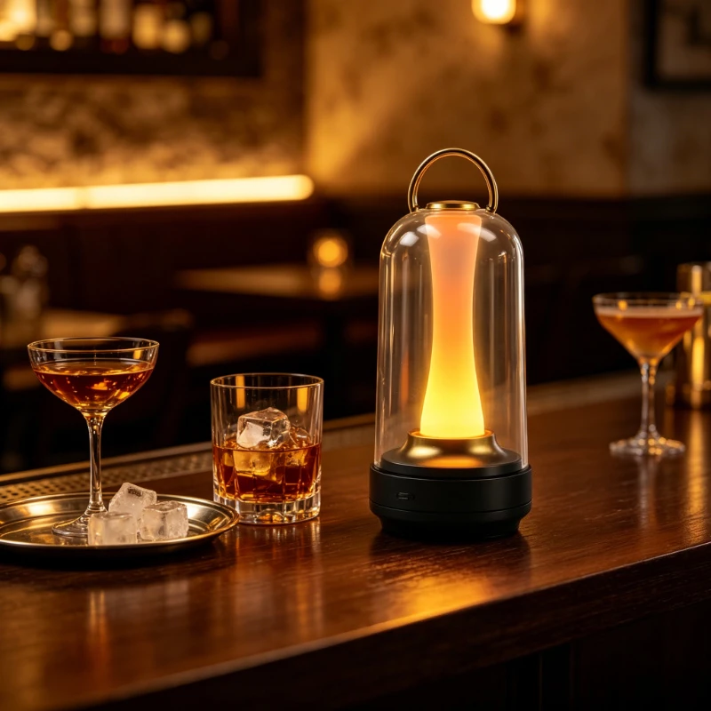 Rechargeable Touch LED Dimmable Candle Room Lamp Waterproof Reading Mood Light for Home Bedside Bar Desk Outdoor Mushroom Lamp