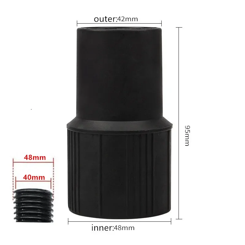 2pcs Industrial Vacuum Cleaner Host Connector,Connect Hose Adapter and Host for Thread Hose 40mm/48mm,vacuum Cleaner Parts