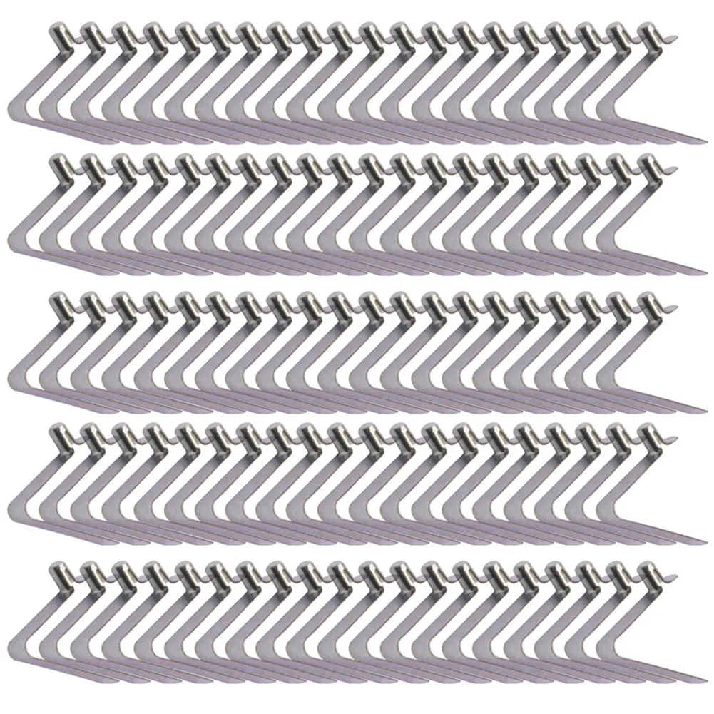 100pcs 5.5mm Single Button Clips Kayak Paddle Snap Spring Tent Pole Locking For Tent Pole Kayak Paddle Tube Crutches