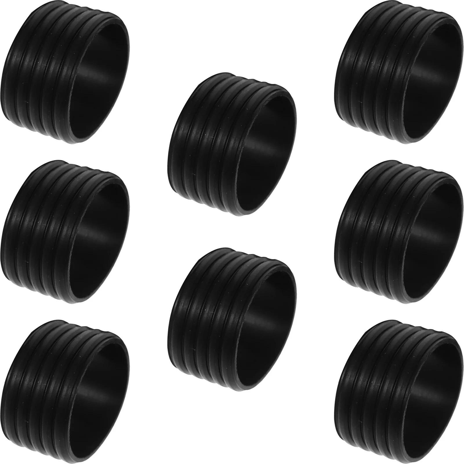 

8Pcs Silicone Racket Grip Bands Anti-Slip Tennis Overgrips Replacement Rings for Racket Handles Fishing Rods Fitness Gear