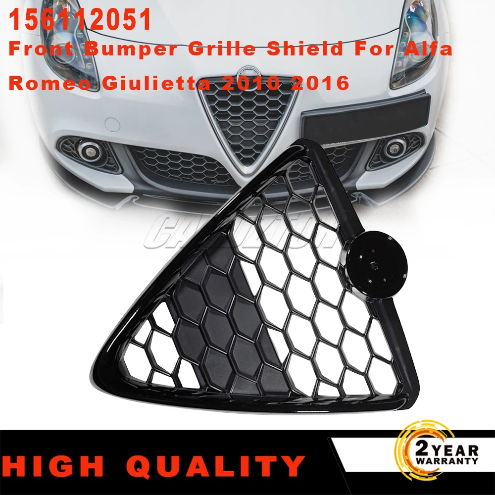 Front Bumper Grille Shield Honeycomb Mesh Grill Racing Air Intake RADIATOR GRILL 156112051 For Alfa Romeo Giulietta 2010 2016