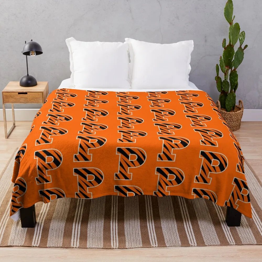 

Original Logo Princeton Tigers Throw Blanket Thins Extra Large Throw Hairys christmas gifts Luxury Designer Blankets