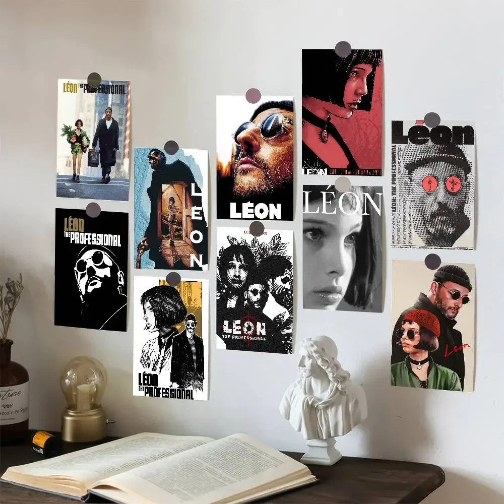 الفيلم الكلاسيكي ليون DIY لزجة ملصق مقاوم للماء ورقة ملصق مقهى بار ديكور المنزل