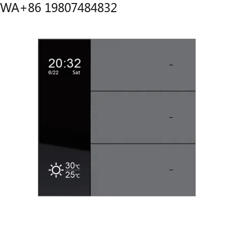 2-Key Zigbee Smart Scene Switch Panel Villa Hotel Smart Home Lighting Scene Intelligent Automation Controller