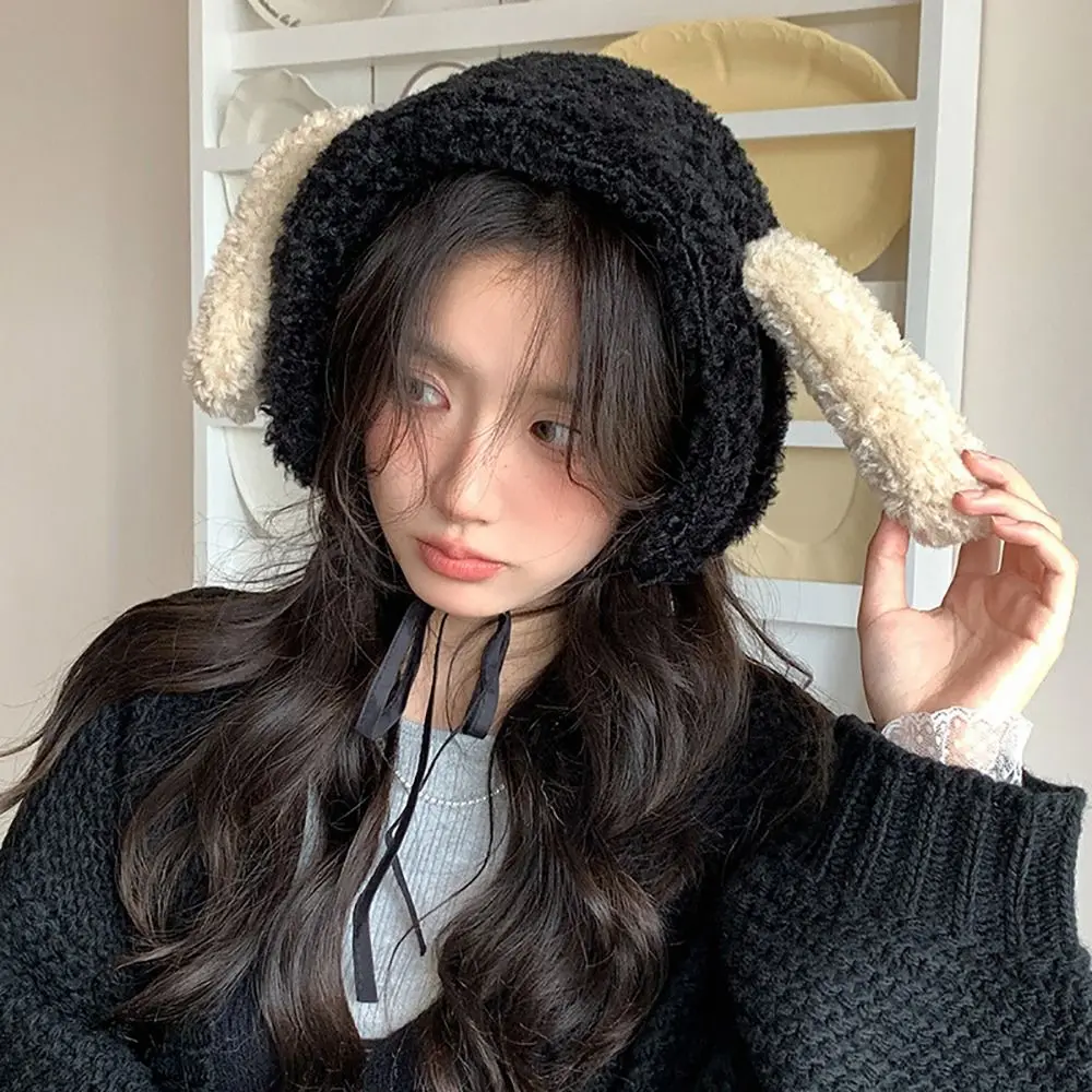Portable Lambswool Earmuffs Cold Protection Winter Warm Fluffy Earplugs Soft Ear Cover