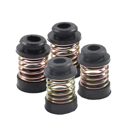 4PCS Freezer compressor shock absorber spring freezer motor rubber pad shock absorber compression spring