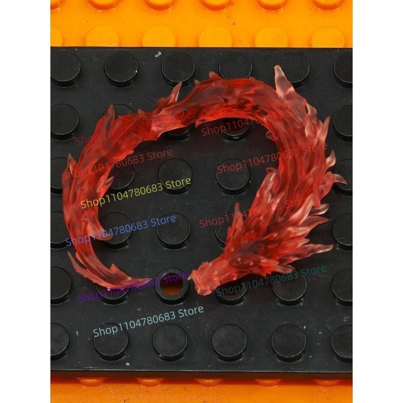 Mini figura de bloques de construcción, modelo de dragón de cristal, accesorio, modelo de ensamblaje de efectos especiales, juguete decorativo, regalo coleccionable